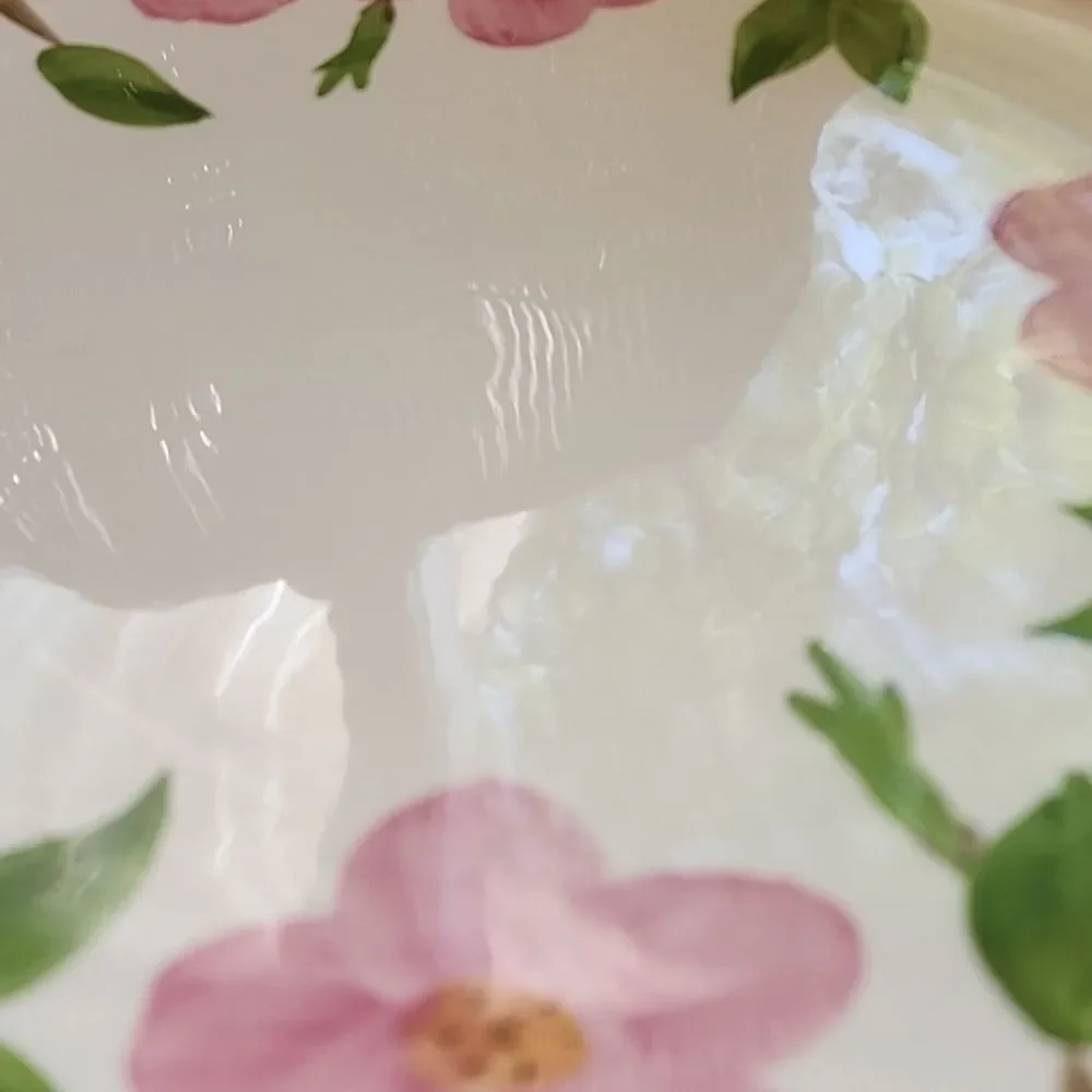 Vintage 90's Franciscan Desert Rose Chop Plate Platter Made In England